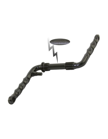 Lowrider Twisted One/Piece Crank 5 1/2" (140mm) Black.